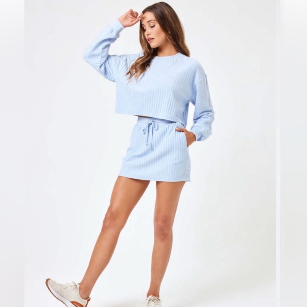 L*Space Sky Blue Women's Skirt Set